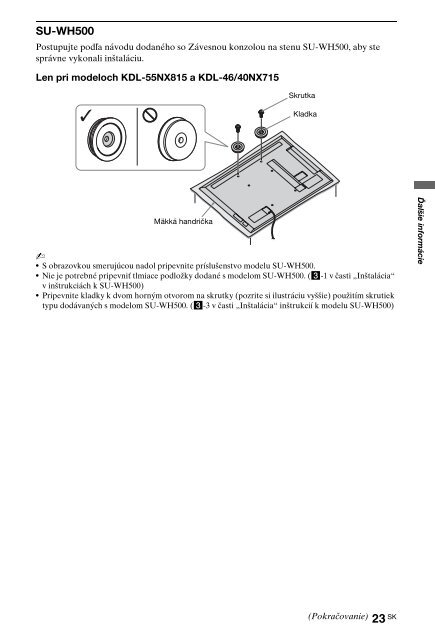 Sony KDL-40NX715 - KDL-40NX715 Consignes d&rsquo;utilisation Italien