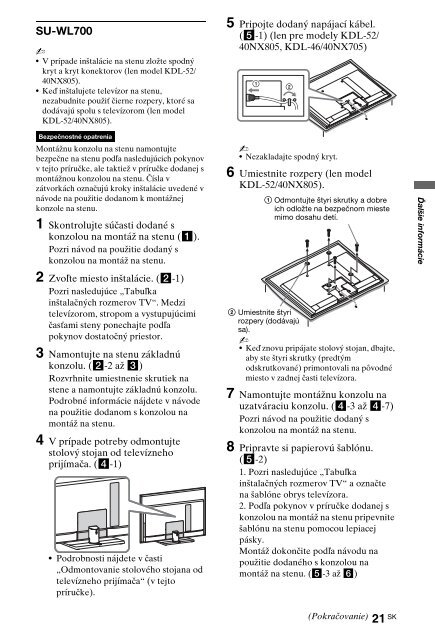 Sony KDL-40NX715 - KDL-40NX715 Consignes d&rsquo;utilisation Finlandais