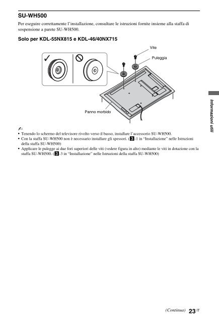 Sony KDL-40NX715 - KDL-40NX715 Consignes d&rsquo;utilisation Finlandais