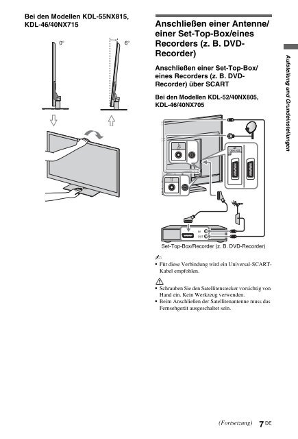 Sony KDL-40NX715 - KDL-40NX715 Consignes d&rsquo;utilisation Finlandais