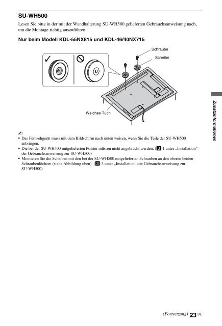 Sony KDL-40NX715 - KDL-40NX715 Consignes d&rsquo;utilisation Finlandais