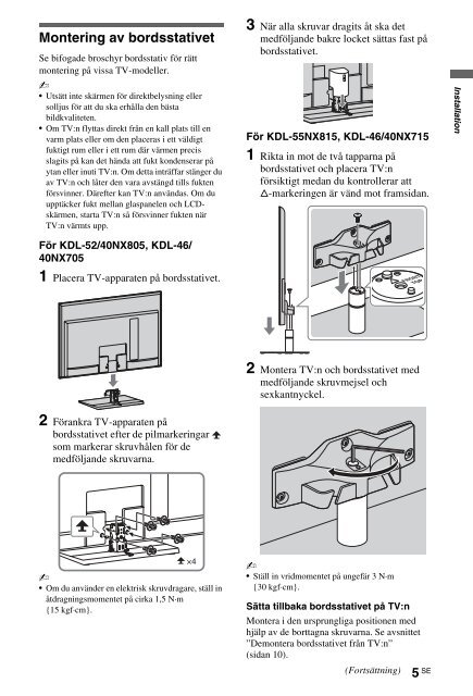 Sony KDL-40NX715 - KDL-40NX715 Consignes d&rsquo;utilisation Finlandais