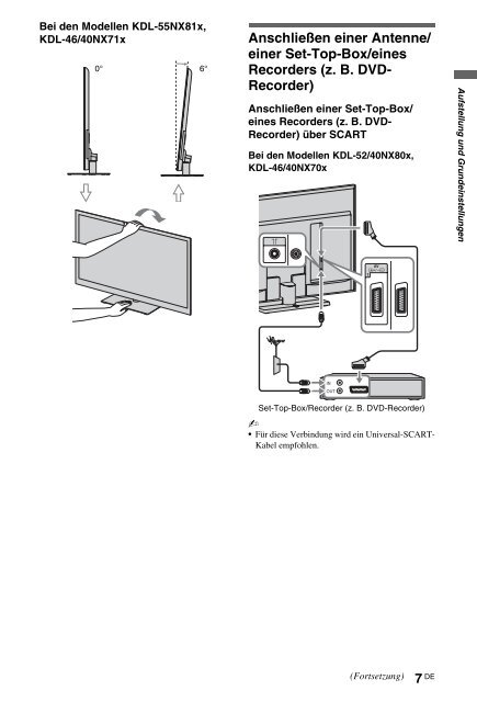 Sony KDL-40NX715 - KDL-40NX715 Mode d'emploi Portugais