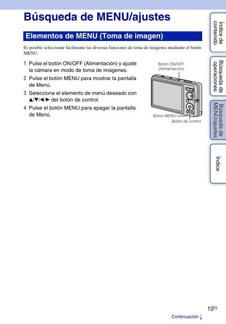 Sony DSC-W380 - DSC-W380 Consignes d&rsquo;utilisation Espagnol