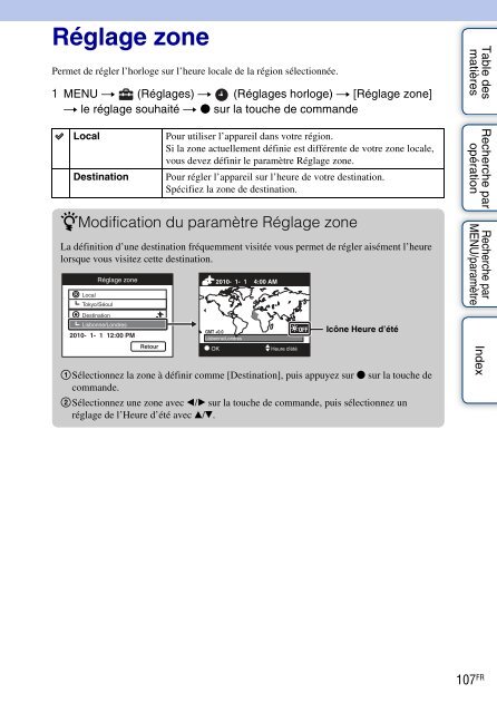 Sony DSC-W380 - DSC-W380 Consignes d&rsquo;utilisation Fran&ccedil;ais