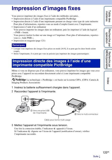 Sony DSC-W380 - DSC-W380 Consignes d&rsquo;utilisation Fran&ccedil;ais