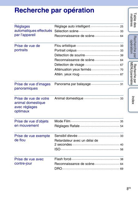 Sony DSC-W380 - DSC-W380 Consignes d&rsquo;utilisation Fran&ccedil;ais