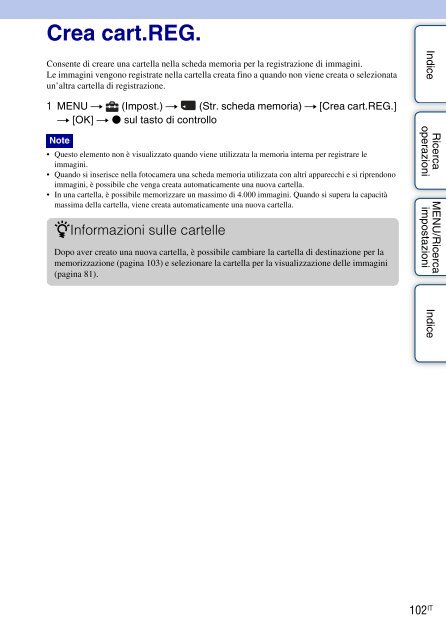 Sony DSC-W380 - DSC-W380 Consignes d&rsquo;utilisation Italien