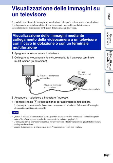 Sony DSC-W380 - DSC-W380 Consignes d&rsquo;utilisation Italien