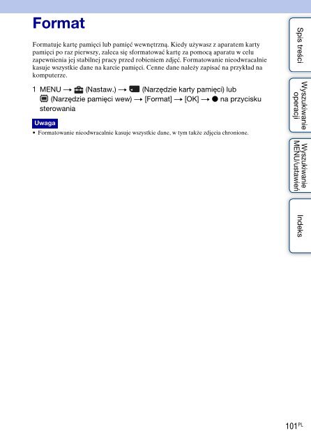 Sony DSC-W380 - DSC-W380 Guide pratique Polonais