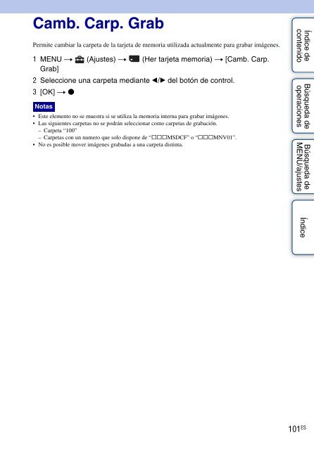 Sony DSC-W380 - DSC-W380 Guide pratique Espagnol