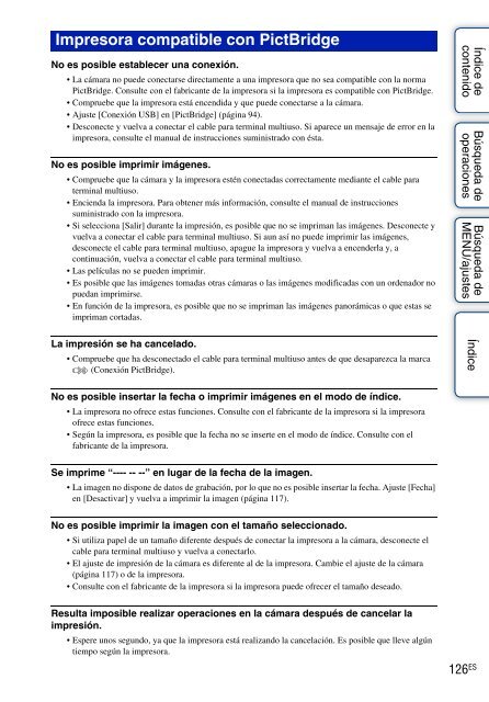 Sony DSC-W380 - DSC-W380 Guide pratique Espagnol