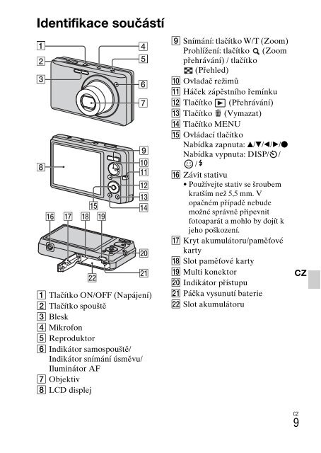 Sony DSC-W380 - DSC-W380 Consignes d&rsquo;utilisation Roumain