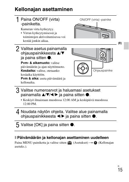 Sony DSC-W380 - DSC-W380 Consignes d&rsquo;utilisation Tch&egrave;que