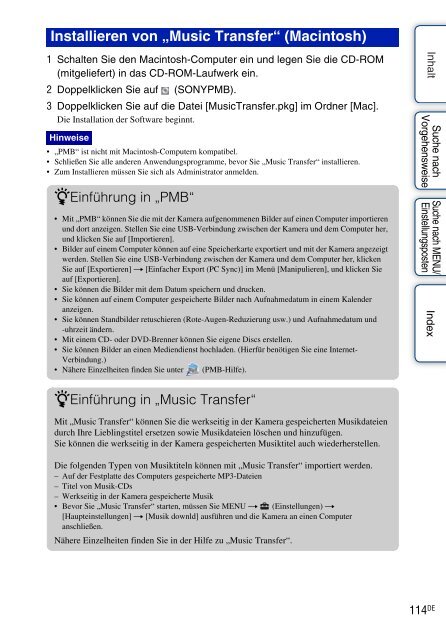 Sony DSC-W380 - DSC-W380 Guide pratique Allemand