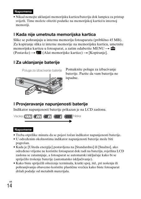 Sony DSC-W380 - DSC-W380 Consignes d&rsquo;utilisation Anglais