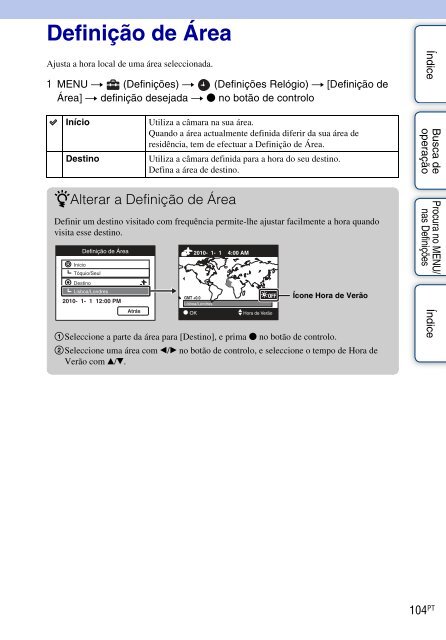 Sony DSC-W380 - DSC-W380 Guide pratique Portugais