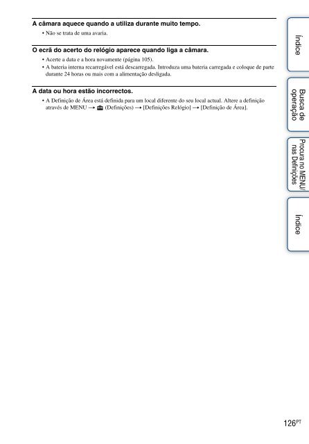 Sony DSC-W380 - DSC-W380 Guide pratique Portugais