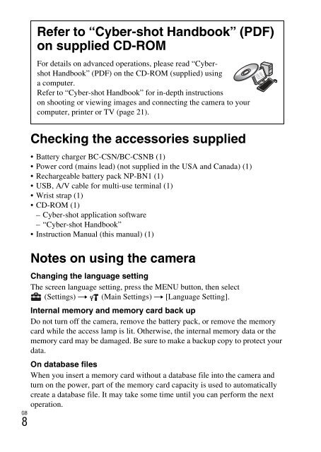 Sony DSC-W380 - DSC-W380 Consignes d&rsquo;utilisation Croate