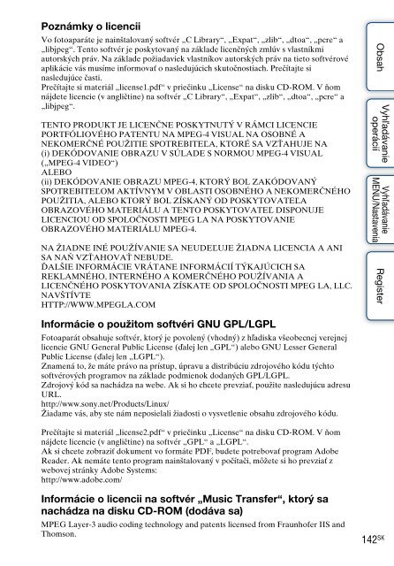 Sony DSC-W380 - DSC-W380 Guide pratique Slovaque