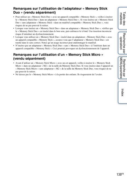 Sony DSC-W380 - DSC-W380 Guide pratique Fran&ccedil;ais