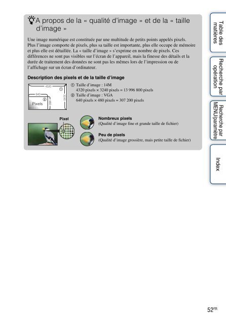 Sony DSC-W380 - DSC-W380 Guide pratique Fran&ccedil;ais