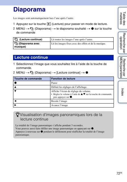 Sony DSC-W380 - DSC-W380 Guide pratique Fran&ccedil;ais