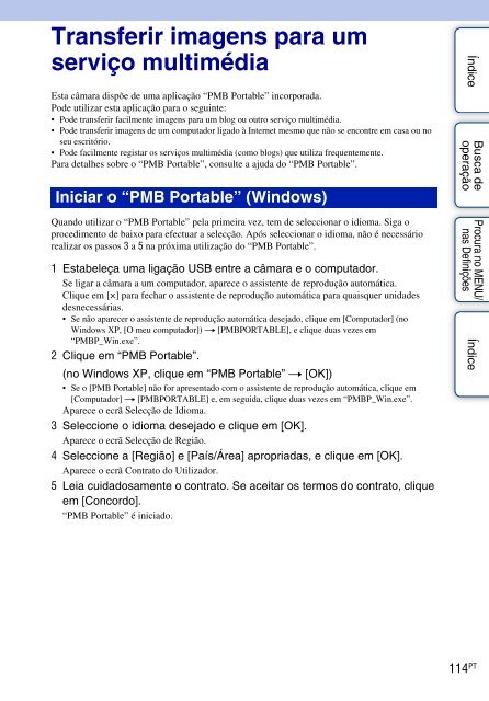 Sony DSC-W380 - DSC-W380 Consignes d&rsquo;utilisation Portugais