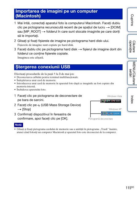 Sony DSC-W380 - DSC-W380 Consignes d&rsquo;utilisation Roumain