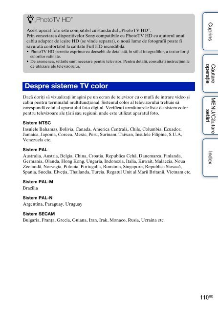 Sony DSC-W380 - DSC-W380 Consignes d&rsquo;utilisation Roumain