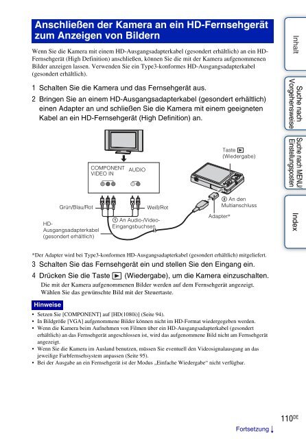 Sony DSC-W380 - DSC-W380 Consignes d&rsquo;utilisation Allemand