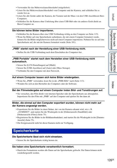 Sony DSC-W380 - DSC-W380 Consignes d&rsquo;utilisation Allemand