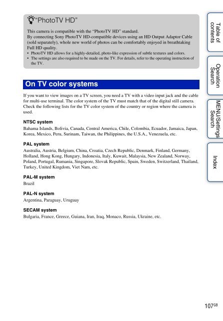 Sony DSC-W380 - DSC-W380 Guide pratique Anglais