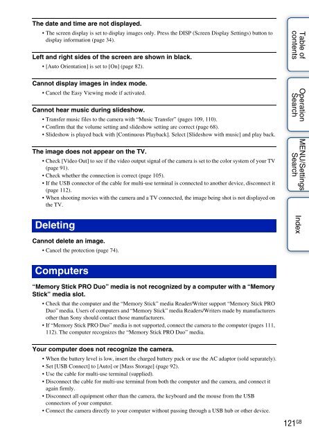 Sony DSC-W380 - DSC-W380 Guide pratique Anglais