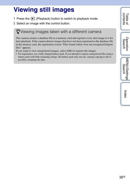 Sony DSC-W380 - DSC-W380 Guide pratique Anglais