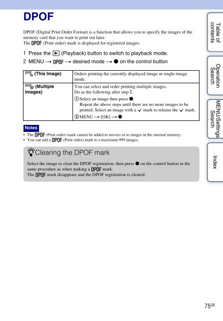 Sony DSC-W380 - DSC-W380 Guide pratique Anglais