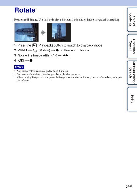 Sony DSC-W380 - DSC-W380 Guide pratique Anglais