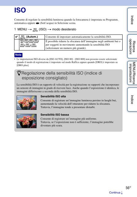 Sony DSC-W380 - DSC-W380 Guide pratique Italien