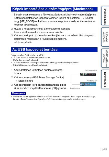 Sony DSC-W380 - DSC-W380 Guide pratique Hongrois