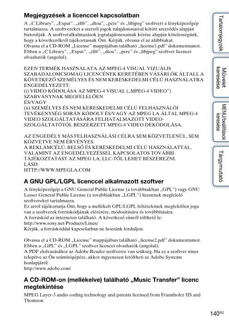 Sony DSC-W380 - DSC-W380 Guide pratique Hongrois