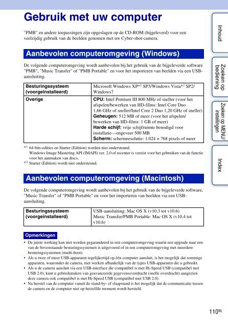 Sony DSC-W380 - DSC-W380 Consignes d&rsquo;utilisation N&eacute;erlandais