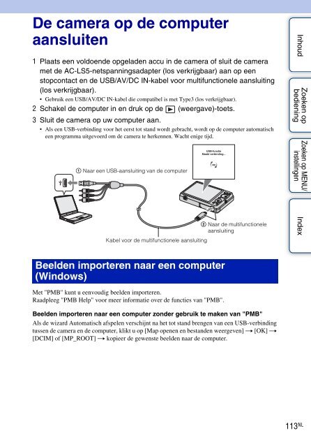 Sony DSC-W380 - DSC-W380 Consignes d&rsquo;utilisation N&eacute;erlandais