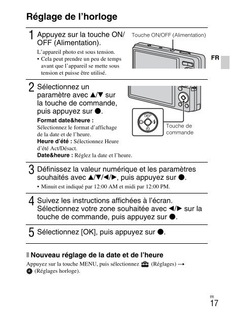 Sony DSC-W380 - DSC-W380 Consignes d&rsquo;utilisation Turc