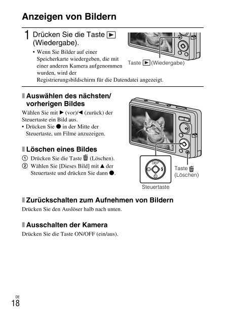 Sony DSC-W380 - DSC-W380 Consignes d&rsquo;utilisation Italien