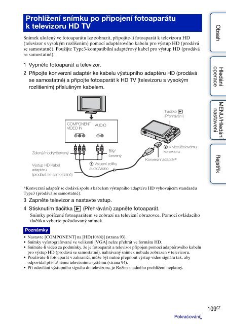 Sony DSC-W380 - DSC-W380 Guide pratique Tch&egrave;que