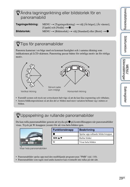 Sony DSC-W380 - DSC-W380 Guide pratique Su&eacute;dois