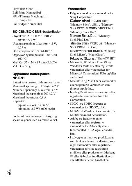Sony DSC-W380 - DSC-W380 Consignes d&rsquo;utilisation N&eacute;erlandais