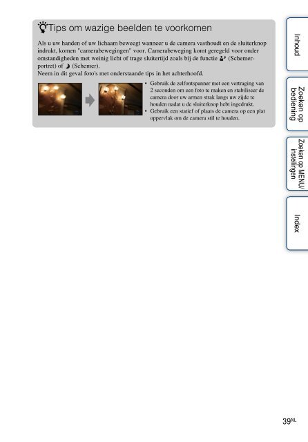 Sony DSC-W380 - DSC-W380 Guide pratique N&eacute;erlandais