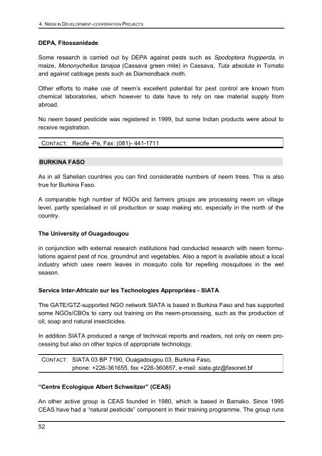 Status report on global Neem usage - Biblioteca Nacional de Portugal