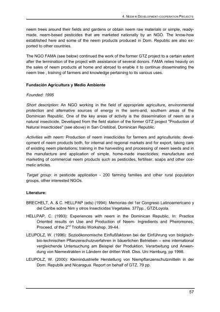 Status report on global Neem usage - Biblioteca Nacional de Portugal